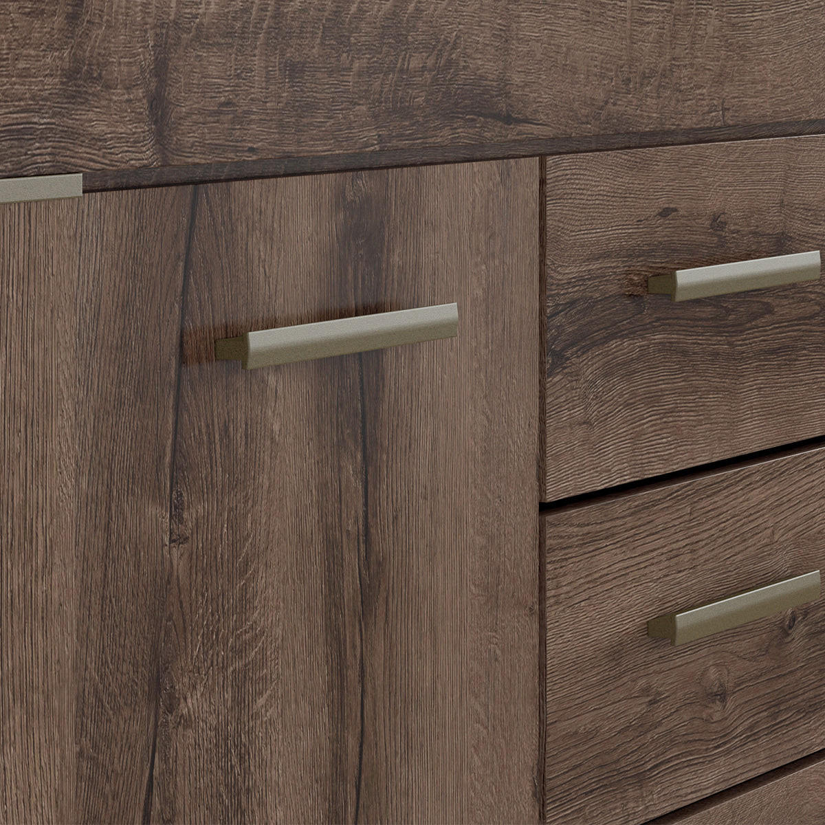 SIDEBOARD Adam Dunkles Holz - Braun, Holzwerkstoff (160/85/45cm) - Petits-meubles