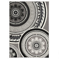 TEPPICH TRENDLINE MANDALA - Schwarz, Textil (140/200cm) - Pergamon