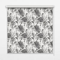 VNÚTORNÁ roleta - okenná roleta - roleta - 80x140 cm - Nakreslená príroda - sivá, plast (80/140/0.5cm) - TULUP
