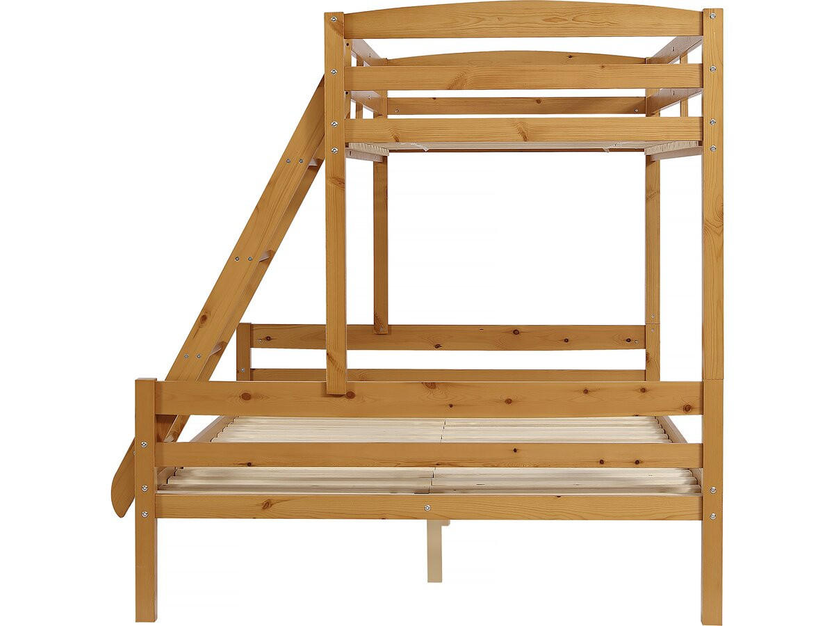 ETAGENBETT léa Braun - Braun, Metall - Habitat Garten