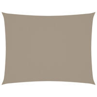SONNENSEGEL Oxford-Gewebe Rechteckig 3x4 m Taupe - Taupe, Textil (400/300cm) - furnicato