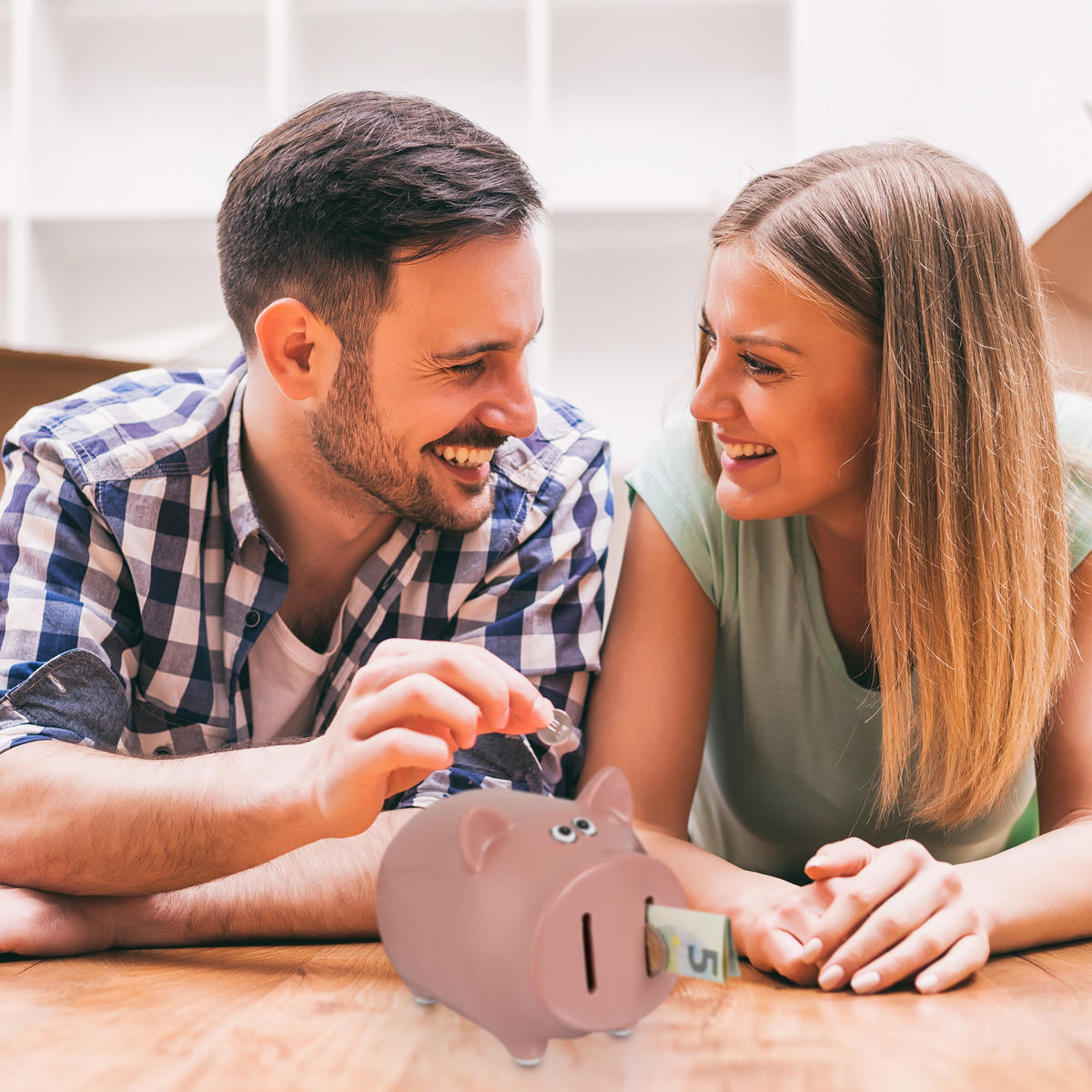 SPARSCHWEIN - Rosa, Stein/Textil (12/12.5/14cm) - Relaxdays