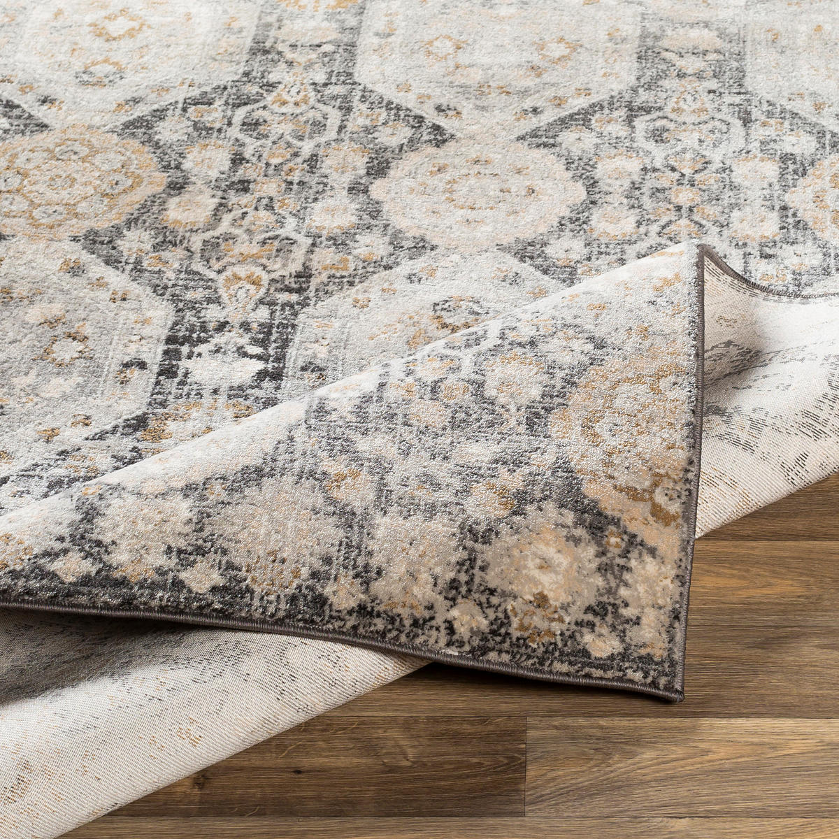 VINTAGE-TEPPICH 160/220 cm Grau - Grau, Naturmaterialien/Textil (160/220cm) - LIVABLISS
