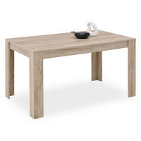 ESSTISCH in Eiche Grau 135/80/75 cm - Grau, Holz (80/135/75cm) - Homestyle4u