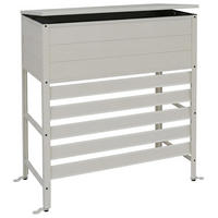 VERKLEIDUNG für Klimaanlage/Wärmetauscher 110x96x43cm Grau-Weiß - Weiß, Metall (96/110/43cm) - PROREGAL