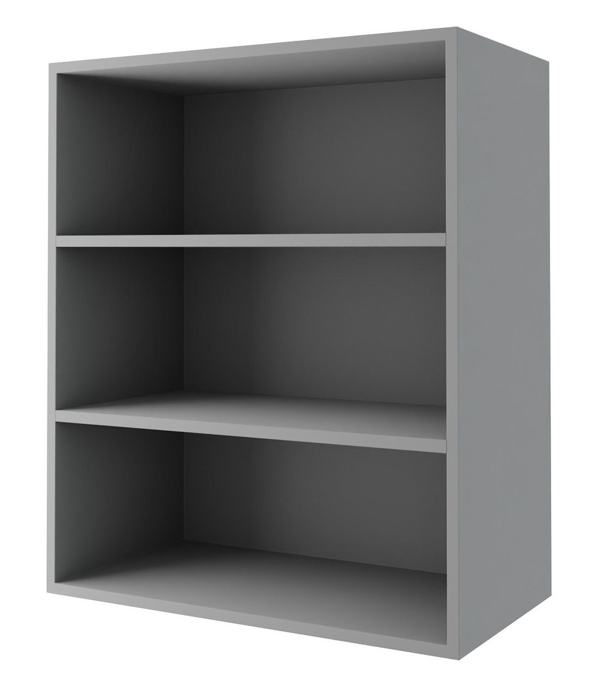 KÜCHENHÄNGESCHRANK Lamello W3/60 Schwarz Matt / Grau 60 / 32,5 / 72cm - Schwarz/Grau, Holz/Holzwerkstoff (60/72/32.5cm) - Feldmann-Wohnen