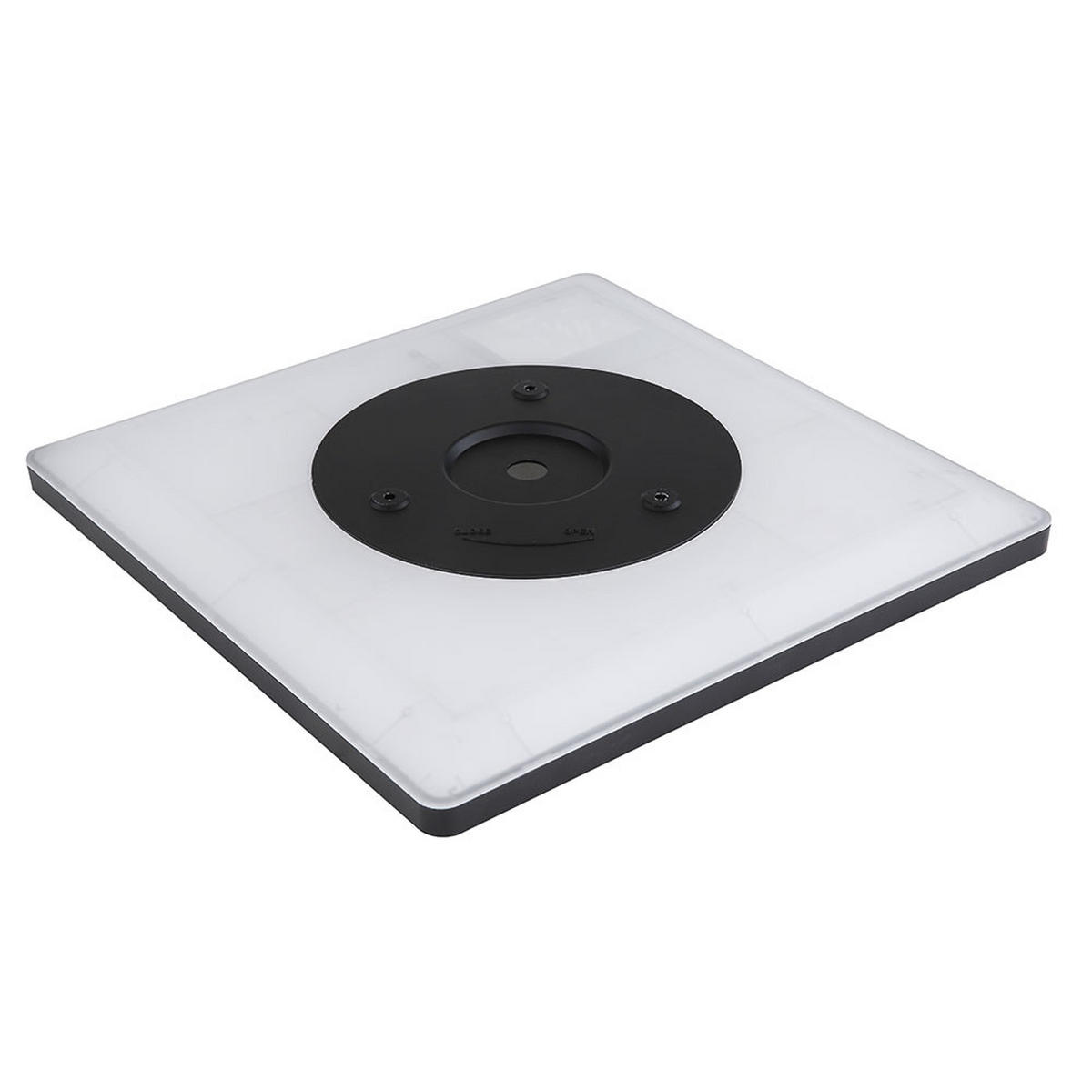 LED DECKENLEUCHTE Schwarz Opal - Schwarz, Kunststoff (42/42/2.5cm) - Globo Lighting