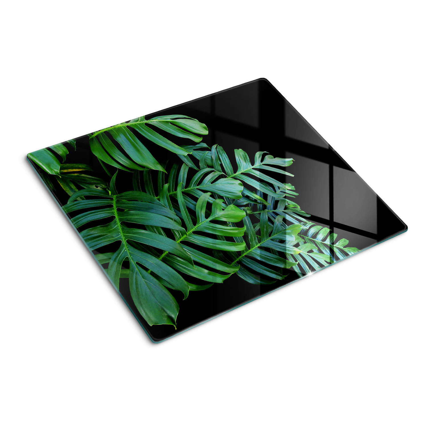 GLASPLATTE 60x52 cm Monster - Grün, Glas (60/0.4/52cm) - TULUP