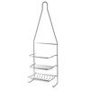 BADEZIMMERREGAL Carl 15/9,5/46cm Silber - Silberfarben, Metall (15/46/9.5cm) - Mondex