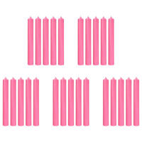 STABKERZE (25er Set) Rainbow - Rosa, Paraffin (2.2/18/2.2cm) - Butlers