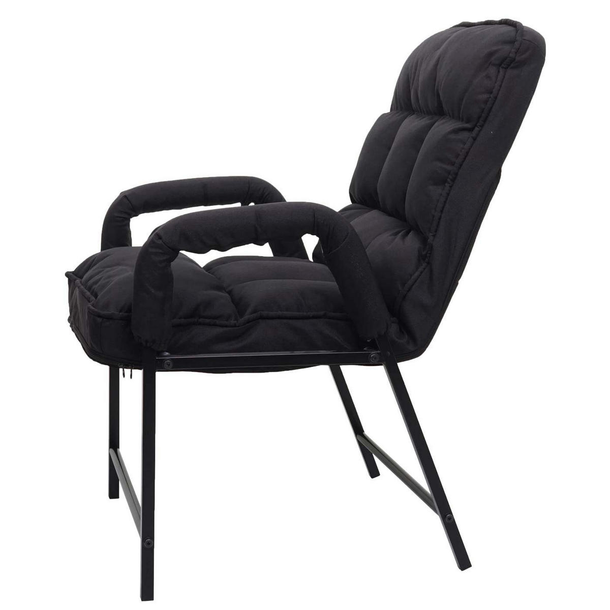 ESSZIMMERSTUHL Schwarz - Schwarz, Textil (57/96/111cm) - MCW