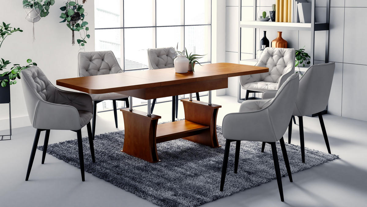 COUCHTISCH rechteckig Kirschbaum ausziehbar höhenverstellbar - Kirschbaumfarben, Holzwerkstoff (70/120/60cm) - designimpex