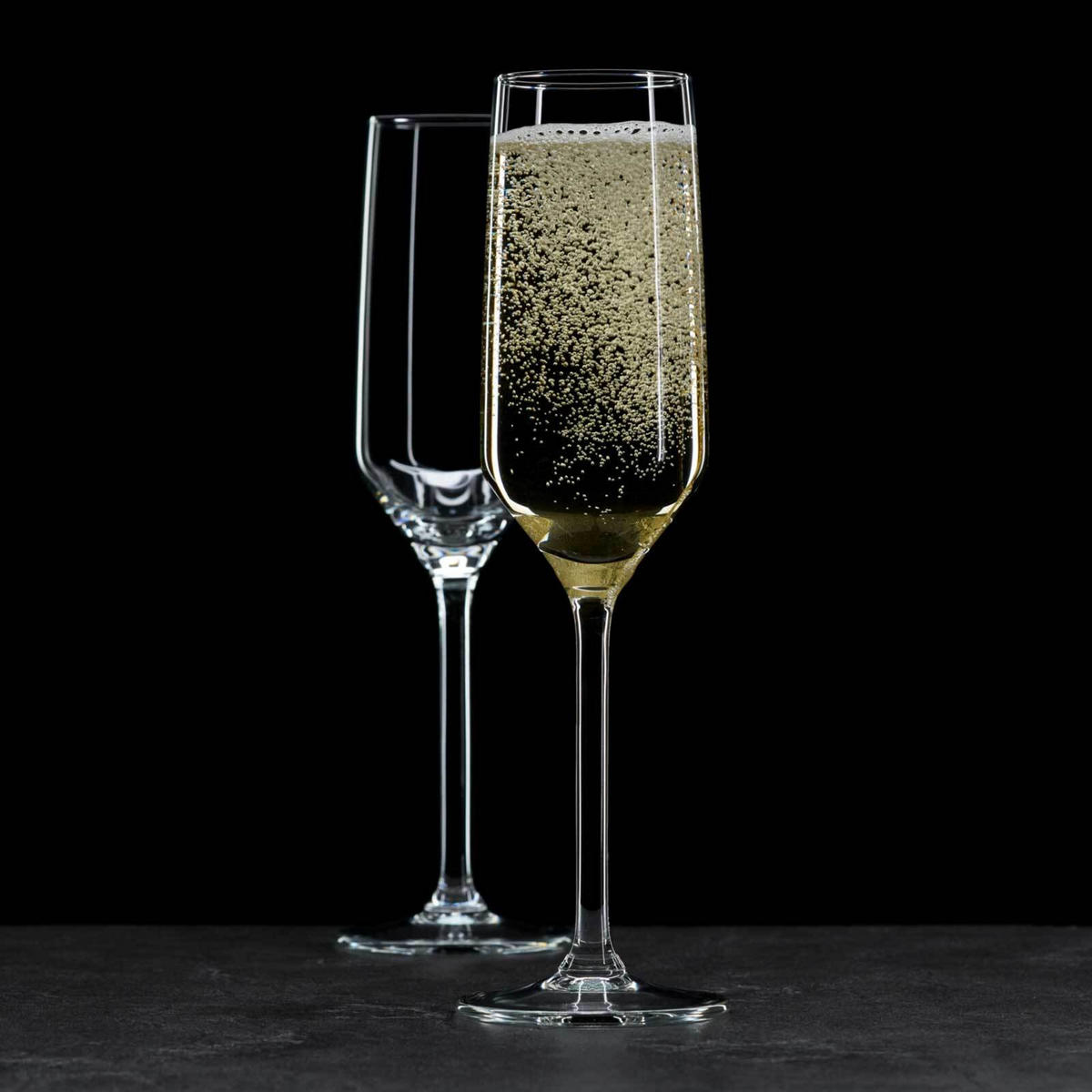 SEKTGLÄSER Rumba transparent 220 ml 4er Set - Transparent, Glas (0.22L) - Ritzenhoff Breker