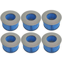 FILTERKARTUSCHE 6-teiliges Set für Whirlpool - Blau, Kunststoff (11/6/11cm)