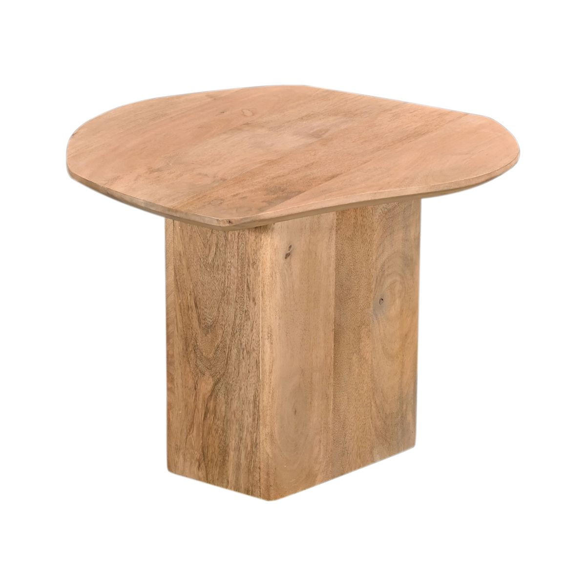 BEISTELLTISCH organisch 2er Set aus Mangoholz 70x60x35cm, natürlich - Braun, Holz (70/60/35cm) - Giga Meubel