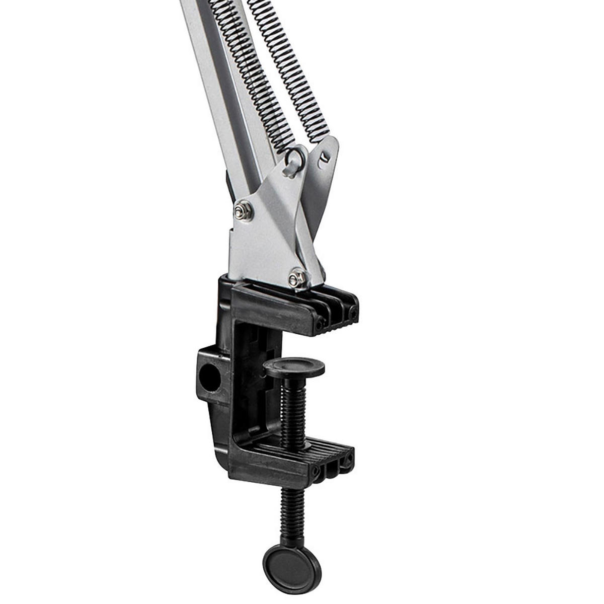 TISCHLEUCHTE Klemmleuchte Silber verstellbar - Silberfarben, Metall (82/71/76cm)