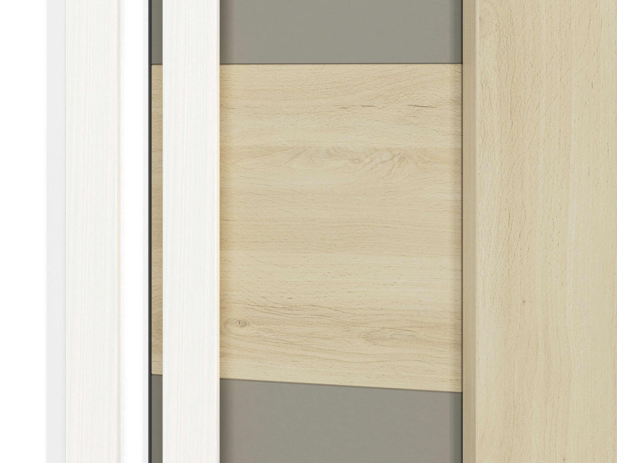 KLEIDERSCHRANK – DROP 0101 – 82 cm – Drop – Weiß - Weiß, Holzwerkstoff (82/199/82cm) - hi-markt