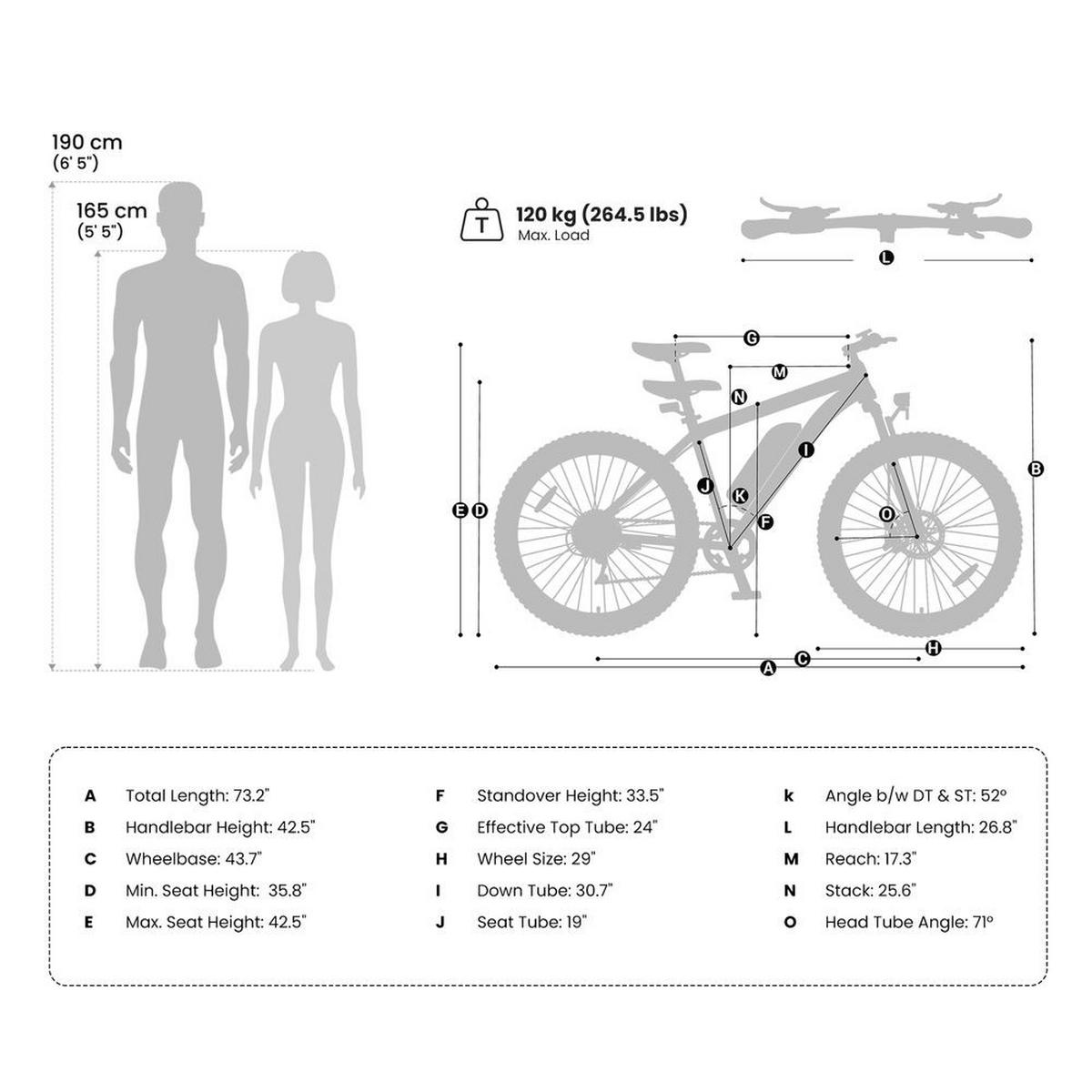 E-BIKE Touroll U2 Pro – Kraftvoller Motor. Inspirierende Fahrt. - Graphitfarben, Leder (78cm) - Touroll