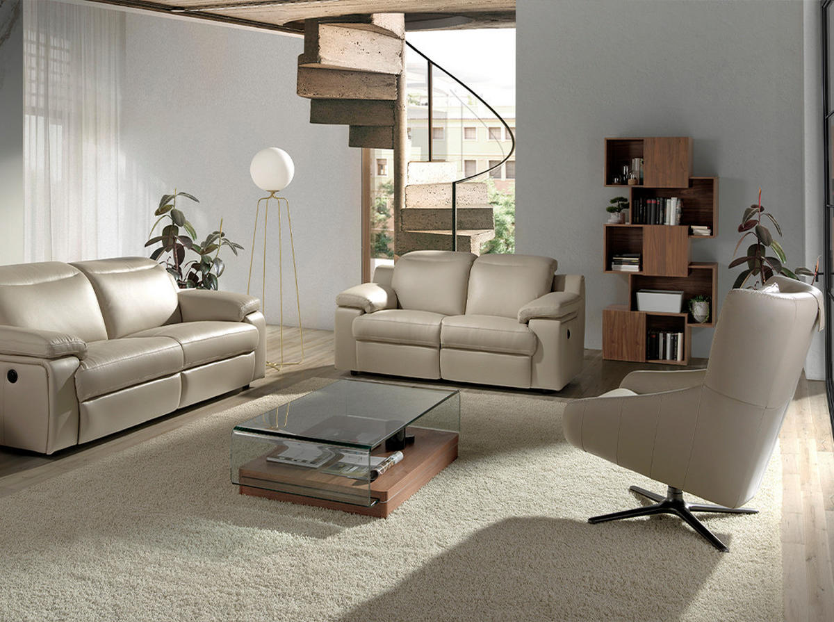 COUCHTISCH Rechteckiger Couchtisch aus gehärtetem Glas und Nussbaumholz 120/70/33 cm - Transparent/Nussbaumfarben, Glas/Holz (70/120/33cm) - ANGEL CERDA