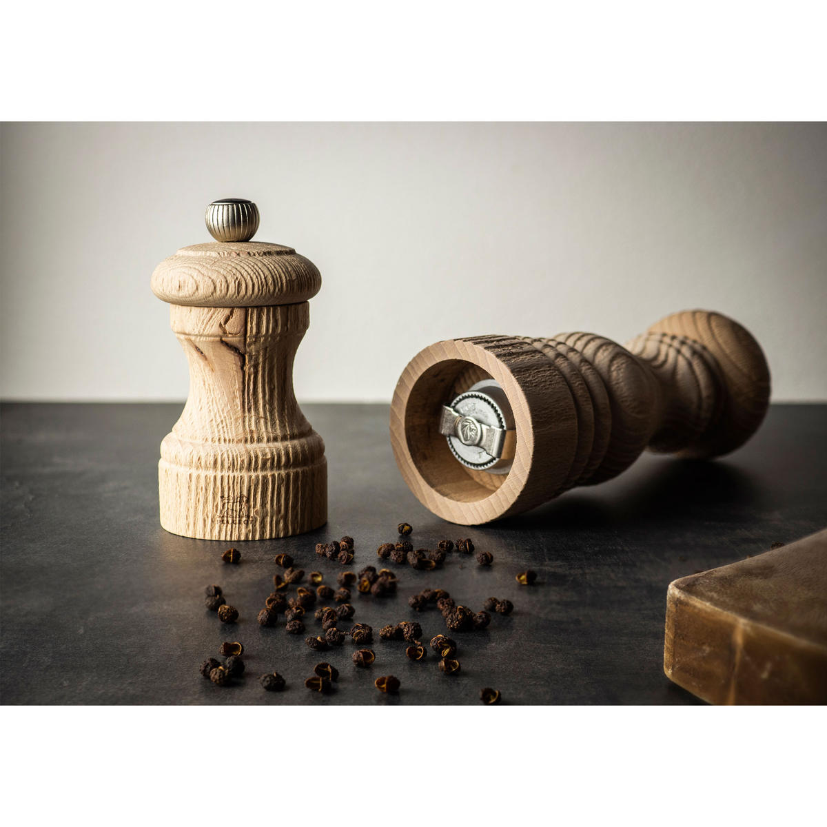 PFEFFERMÜHLE Bistro Nature 10cm Buchenholz Stahlmahlwerk - Braun, Holz (5.3/10/5.3cm) - PEUGEOT