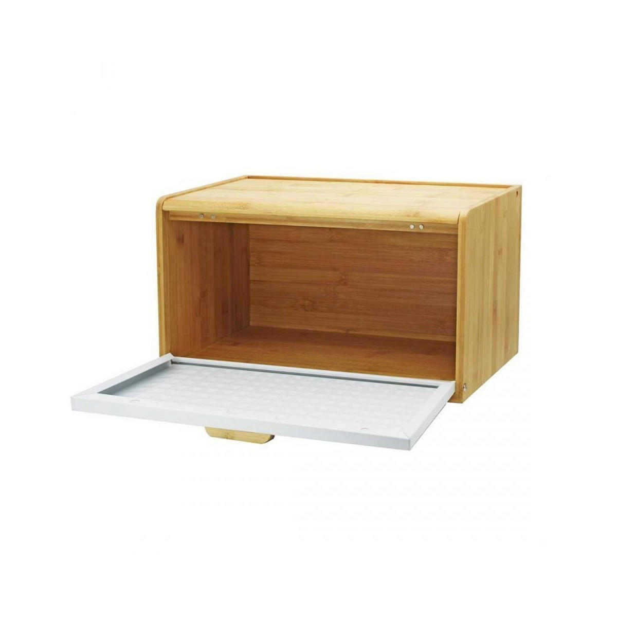 BROTKASTEN Weiß 37/22/20.5 cm 60015 - Weiß, Metall (22/20.5/37cm) - Brunbeste