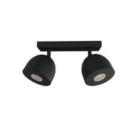 DECKENLEUCHTE Campanella X2 - Schwarz, Metall (6.5/27/18cm) - Lumicom