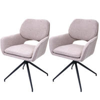 ESSZIMMERSTUHL Beige 2er-Set - Beige, Textil (57/86/61cm) - MCW