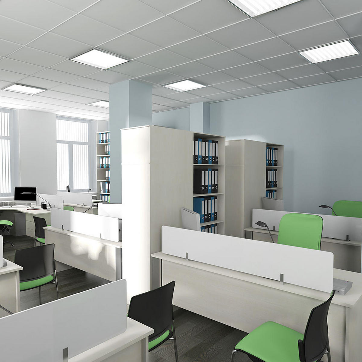 LED DECKENLEUCHTE Einbau Weiß - Weiß, Metall (16/16/2cm)