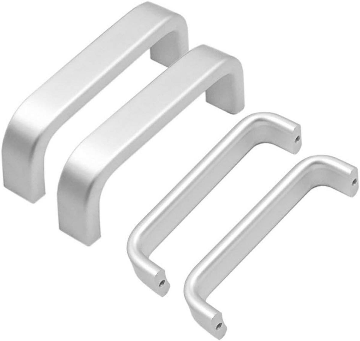 MÖBELGRIFF 10er-Set 64 mm Aluminium - Silberfarben, Metall (1/1.9/6.6cm)
