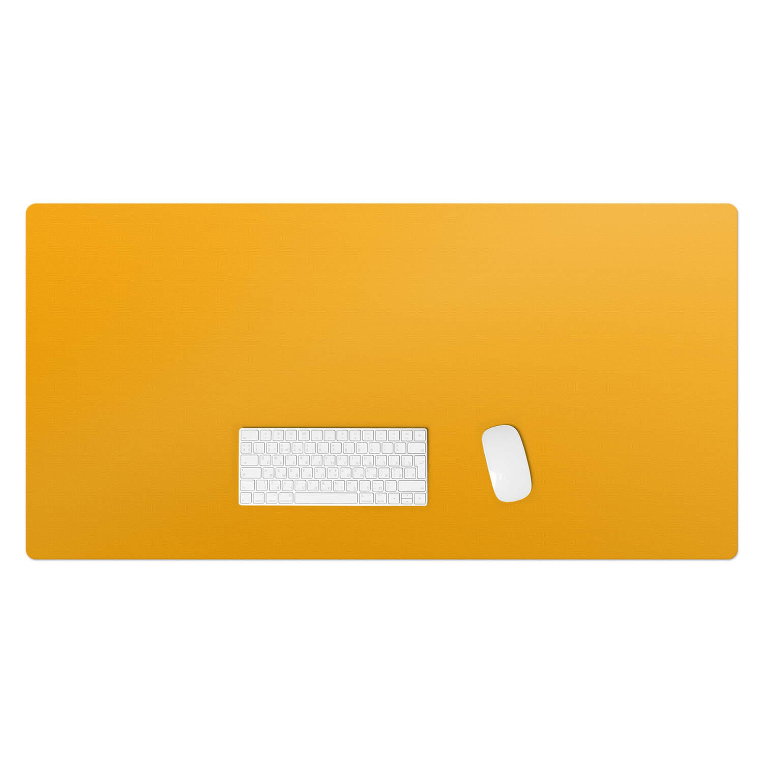 Wallfluent Schreibtischunterlage Orange 60x1.6x120 cm