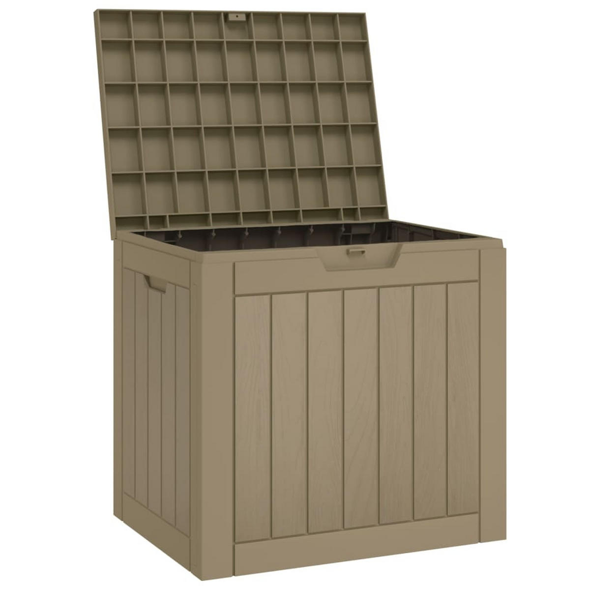 GARTENBOX Grau 55,5x43x53 cm Polypropylen - Grau, Kunststoff (43/53/55.5cm) - furnicato