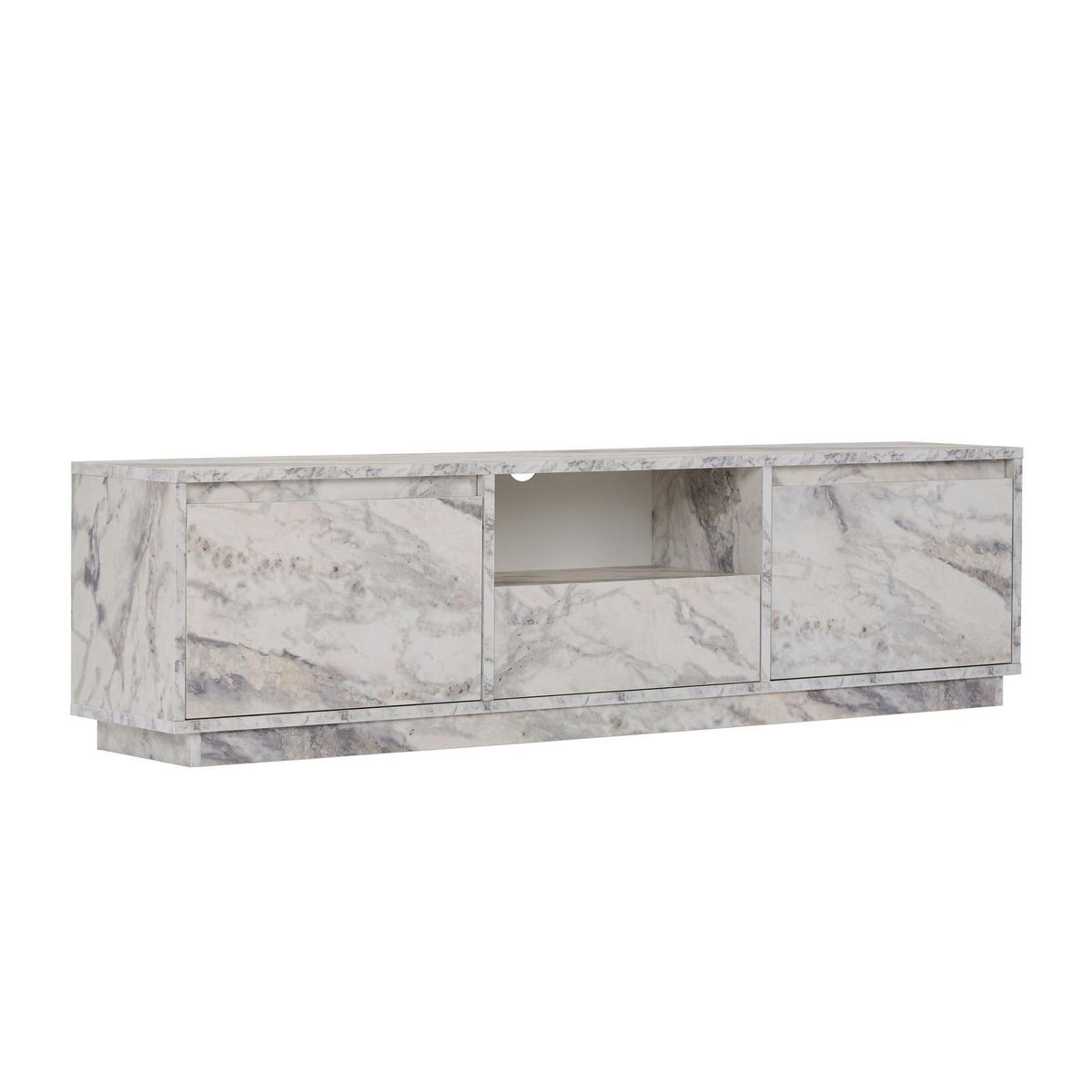 TV-MÖBEL Vanguard Travertin - Beige, Holz (160/42/29cm) - Habitat Garten