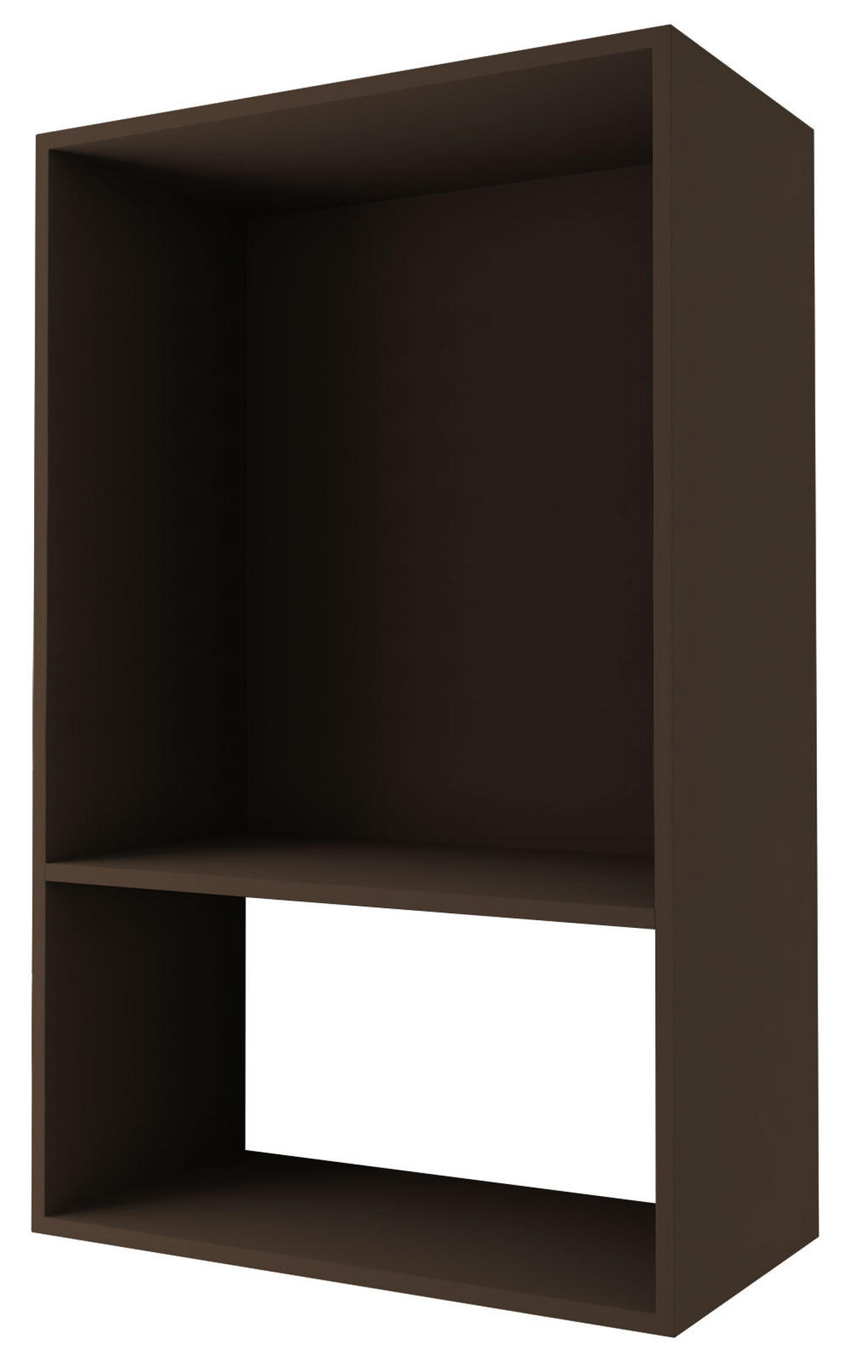MIKROWELLENUMBAUSCHRANK Brerra W4MK/60 Lava / RAL 1019 graubeige Matt 60 /32,5 / 96cm - Dunkelgrau/Graubraun, Holz/Holzwerkstoff (60/96/32.5cm) - Feldmann-Wohnen