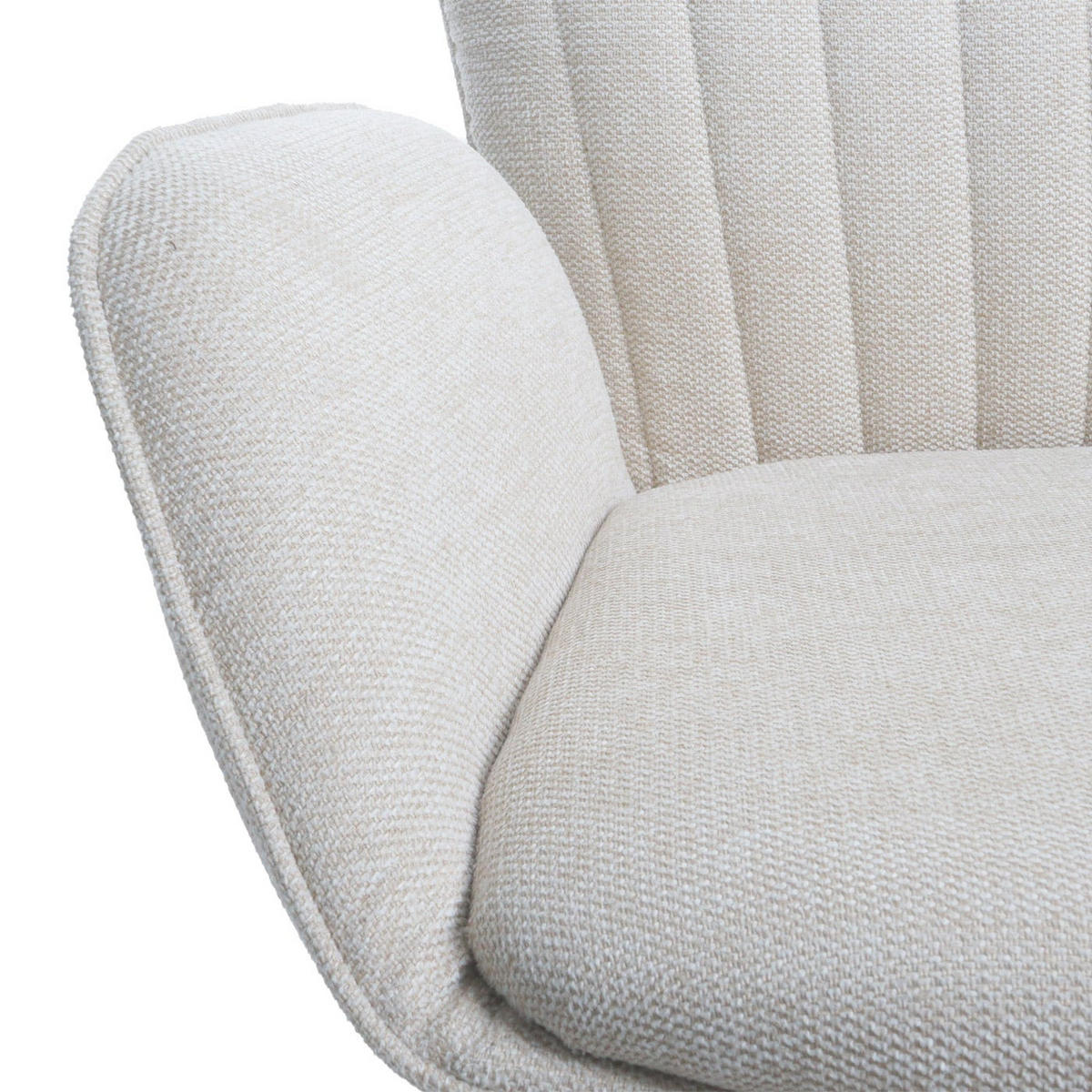 BARHOCKER Cremeweiß - Creme, Textil (50/110/45cm) - MCW