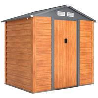 GARTENHAUS Braun 1 Stück - Braun, Kunststoff/Metall (163/200/197cm) - GiPP