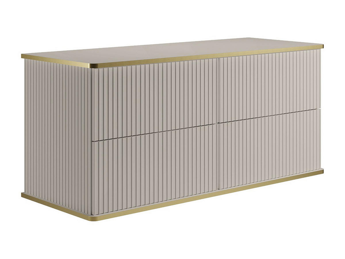 WASCHBECKENUNTERSCHRANK - 120 cm x 47 cm - holz - beige Keliza - Beige, Holz (120/54/47cm) - Vente-Unique