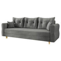 SCHLAFSOFA Zako S 3 - Naturfarben/Grau, Holz/Textil (231/85/77cm) - MIRJAN24
