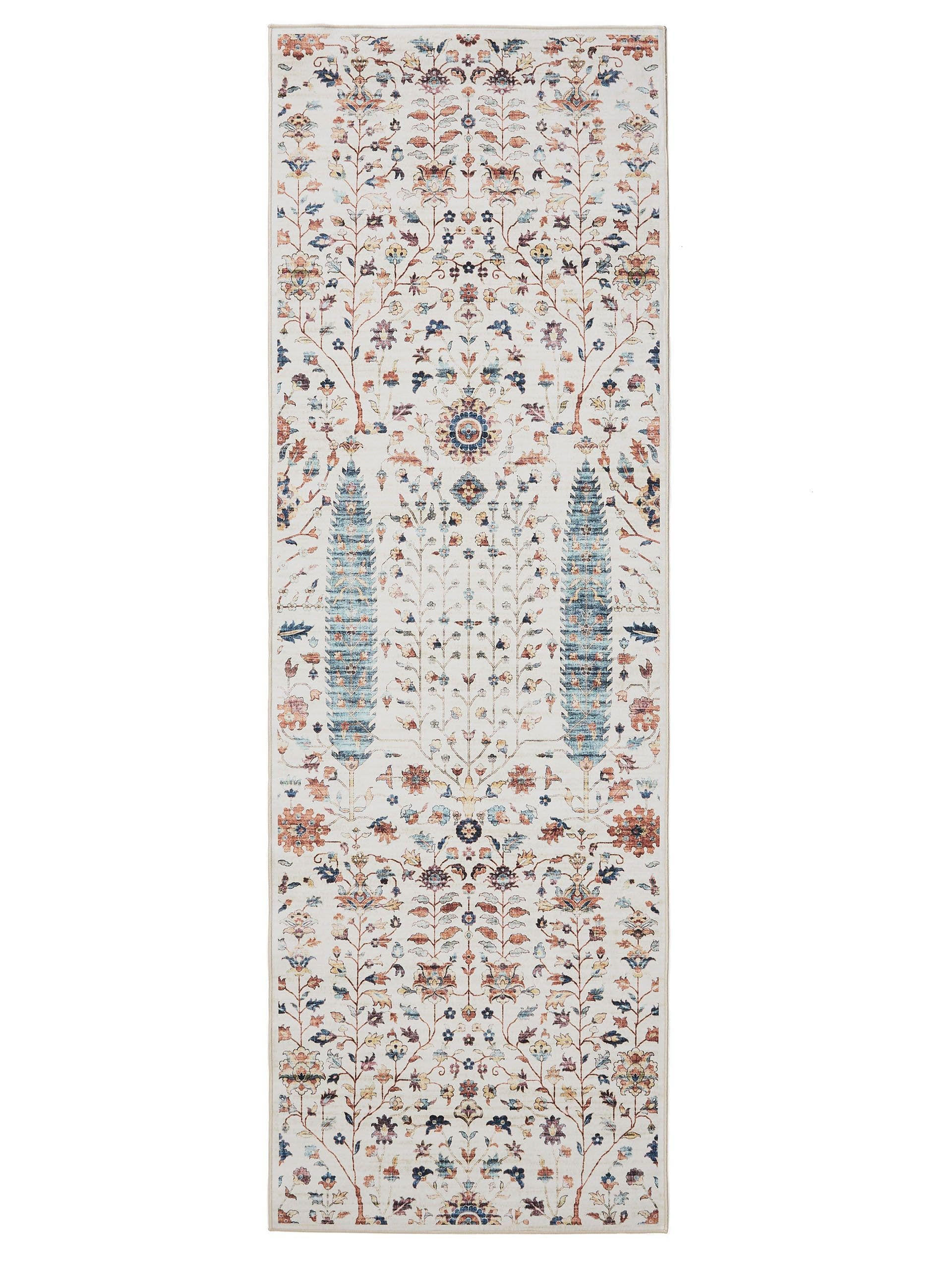 VINTAGE-LÄUFER George waschbar 80x240 cm - Multicolor, Kunststoff (80/240cm) - benuta