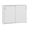 SCHIEBETÜRENSCHRANK Hippo Large 120x160x40 cm 3 Fächern & 2 Schiebetüren Lichtgrau - Grau, Holz (160/120/40cm) - PROREGAL