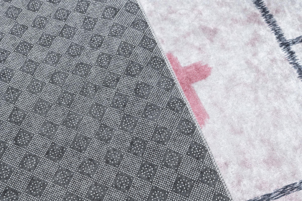 TEPPICH EMMA Rosa 160/230 cm - Rosa, Kunststoff (160/230cm) - Tapiso