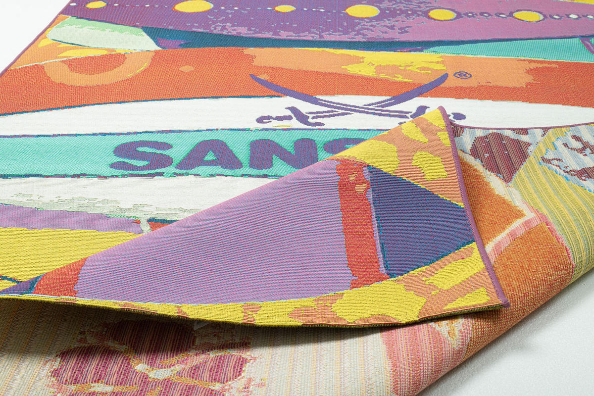 OUTDOORTEPPICH Rantum Beach 160x230 cm - Multicolor, Textil (160/230cm) - Sansibar SYLT