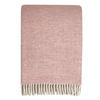 WOLLDECKE Recycelt Beidseitig Rosa 131x170 - Pink, Textil (131/170cm) - Malagoon