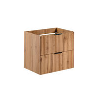 SKRINKA POD UMÝVADLO 60.2cm Adriel Dubové drevo - hnedá, kompozitné drevo (60.2/57/46cm) - Petits-meubles