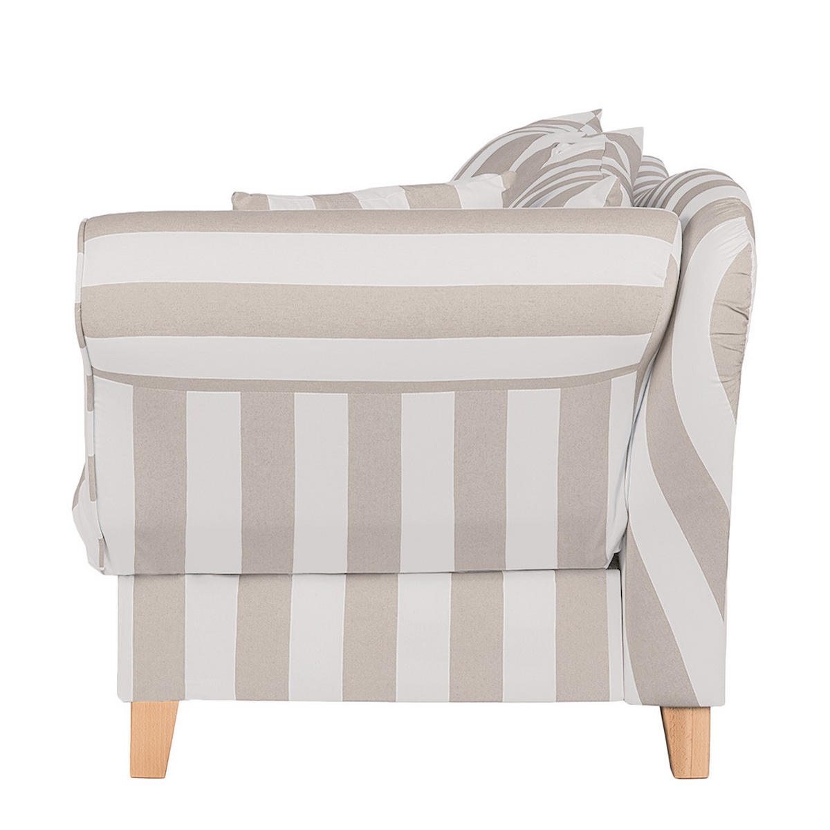 RECAMIERE - Webstoff - Beige, Textil (193/82/91cm) - home24