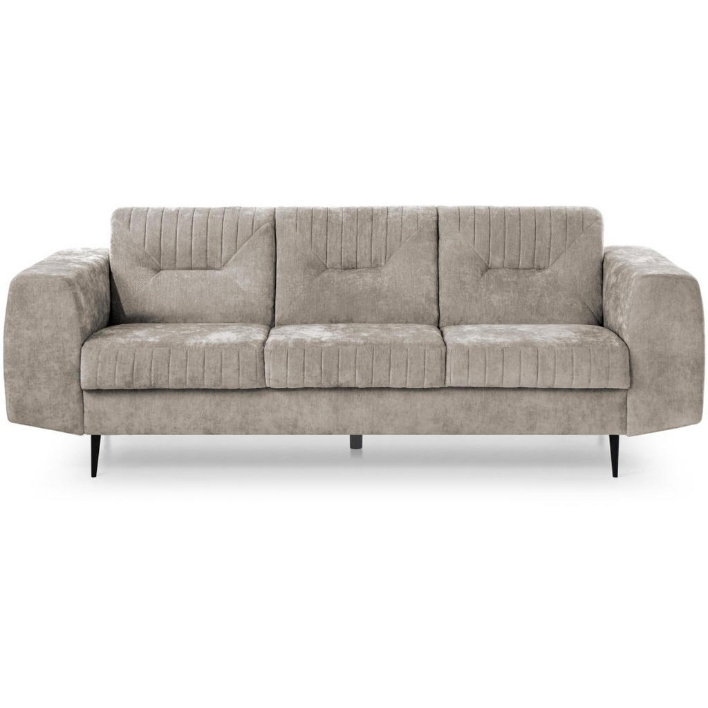 Thumbnail - Beautysofa Sitzgarnitur, Beige, Holzwerkstoff, 233x85x94 cm, Wohnzimmer, Sofas & Couches, Sitzgarnituren