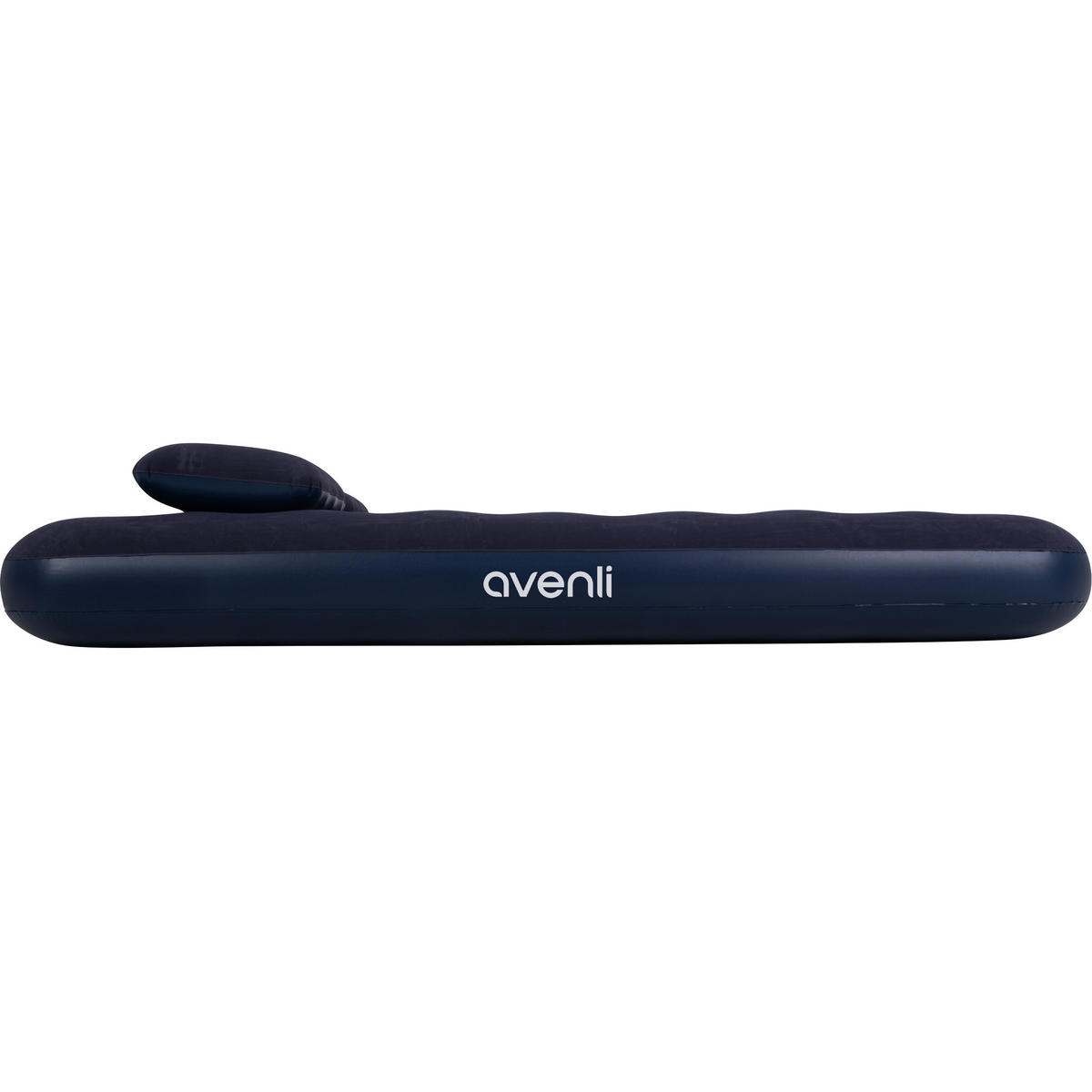 LUFTBETT Luftmatratze Camping für 2 Personen inklusive 2 Kissen und Pumpe - Blau, Kunststoff (137/191cm) - Avenli