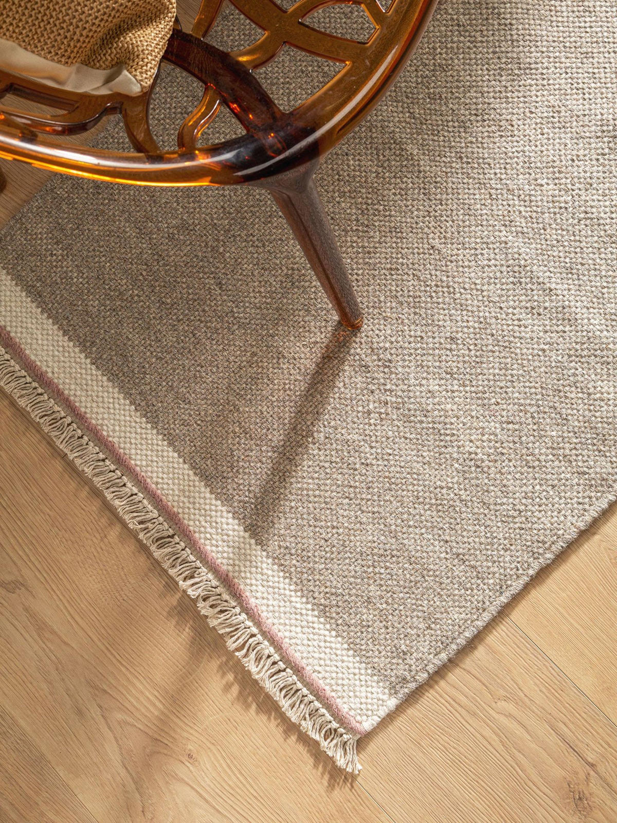 WOLLTEPPICH-LÄUFER Karla Grau 70x200 cm - Grau, Textil (70/1cm) - KUNSTLOFT