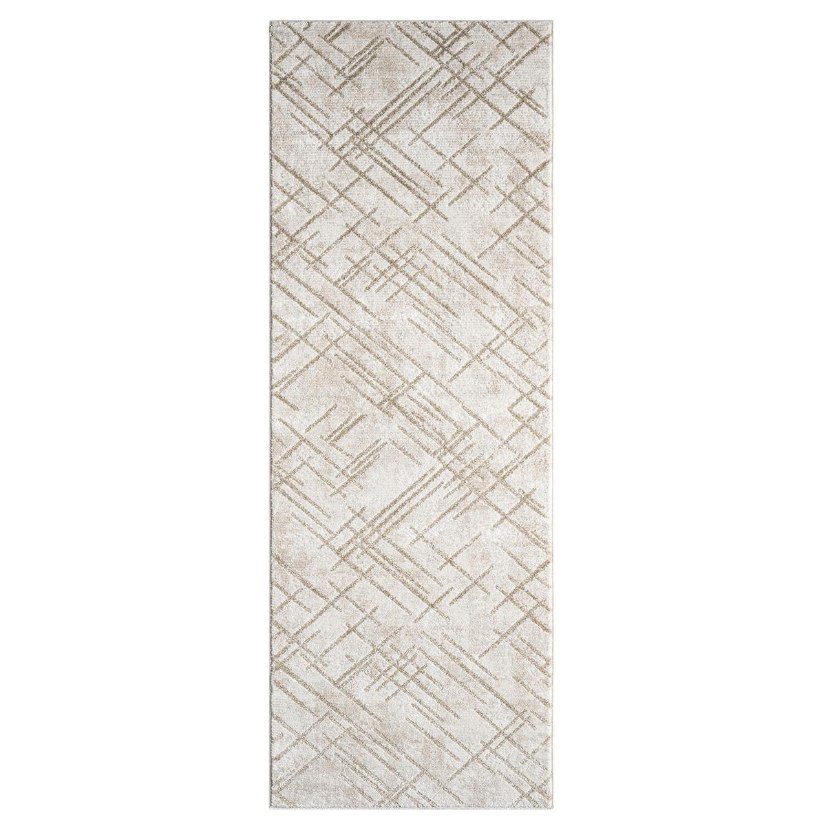 KURZFLOR-TEPPICH Antik 245 Creme 80x300 cm - Creme, Textil (80/300cm) - carpet city