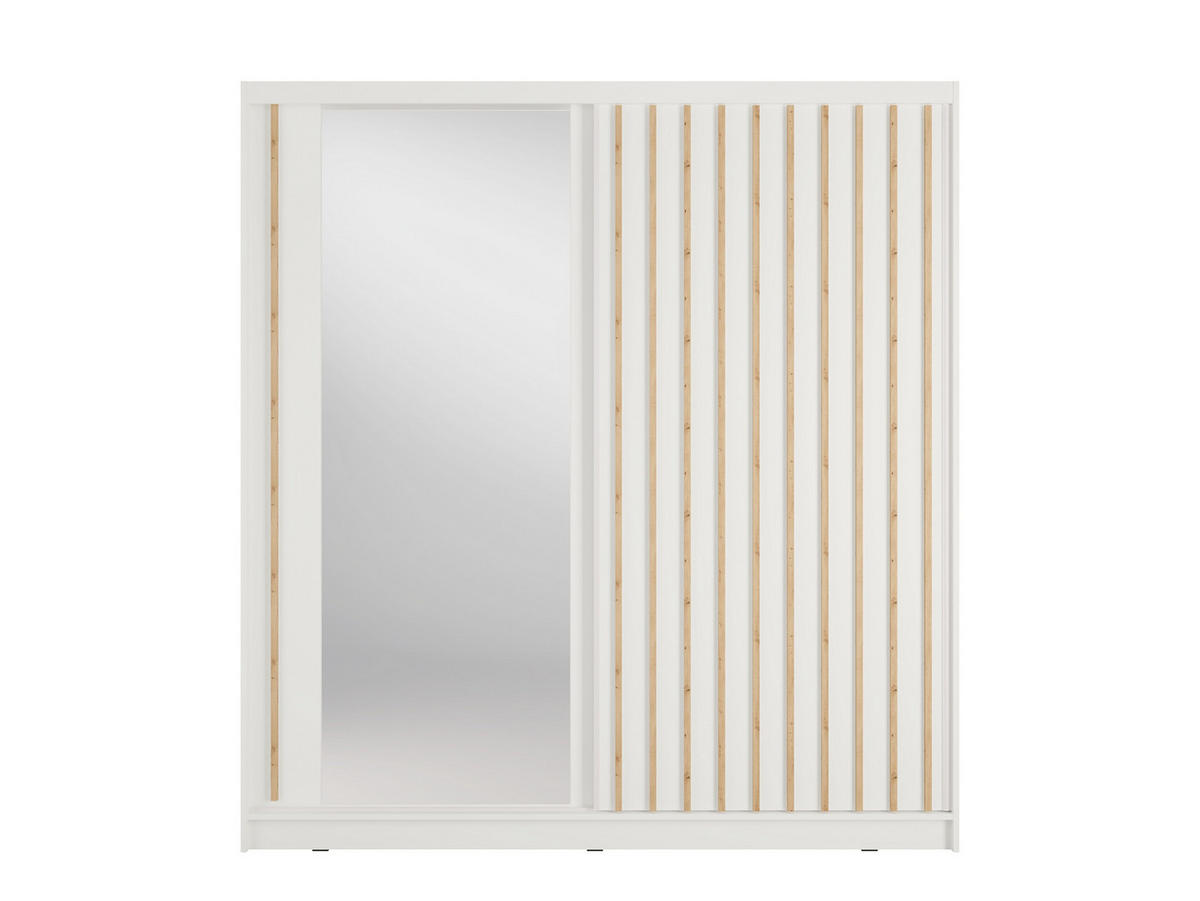 KLEIDERSCHRANK Weiß 205/215/62 - Weiß, Holzwerkstoff (205/215/62cm) - RAUMHIRSCH FURNITURE