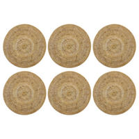 PLATZSET (6er Set) Ronda - Braun, Naturmaterialien (38/38cm) - BUTLERS